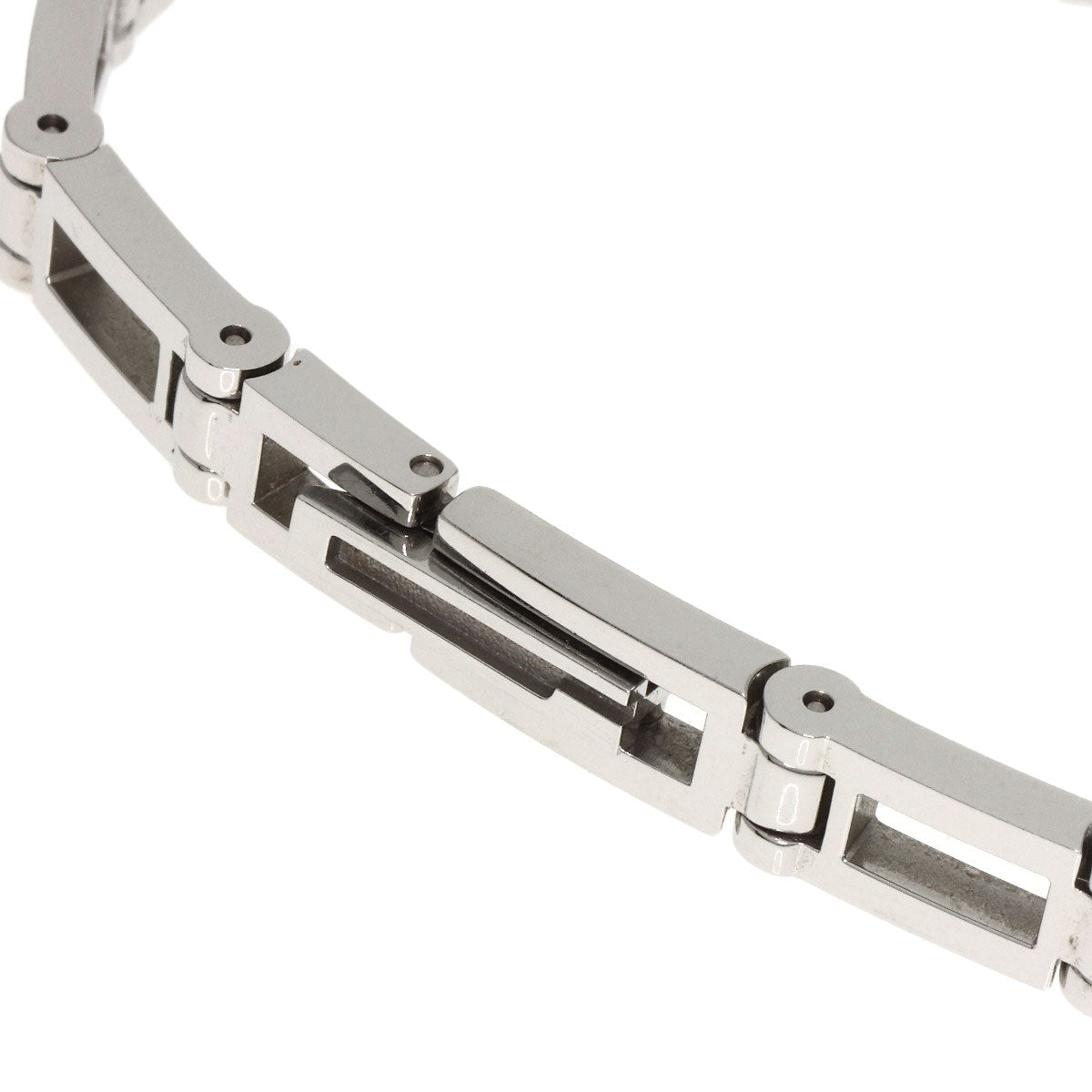 GUCCI Watches Quartz 3900L Stainless Steel , Stainless Steel Silver Diamond Bezel Silver dial Women Used