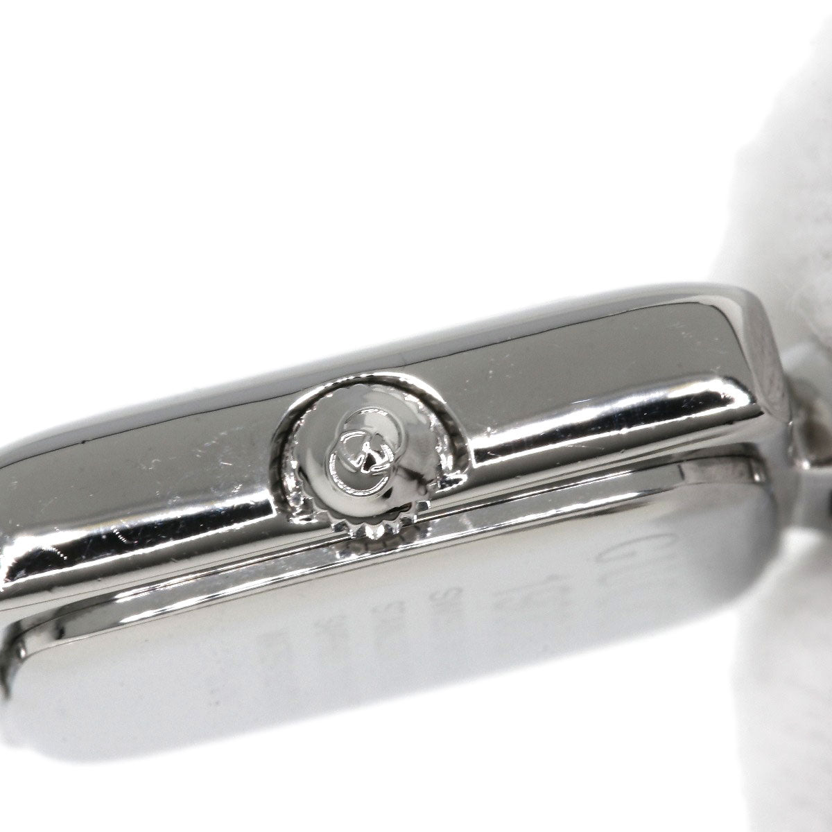 GUCCI Watches Quartz Stainless Steel , Stainless Steel Silver 1900L black dial Women Used