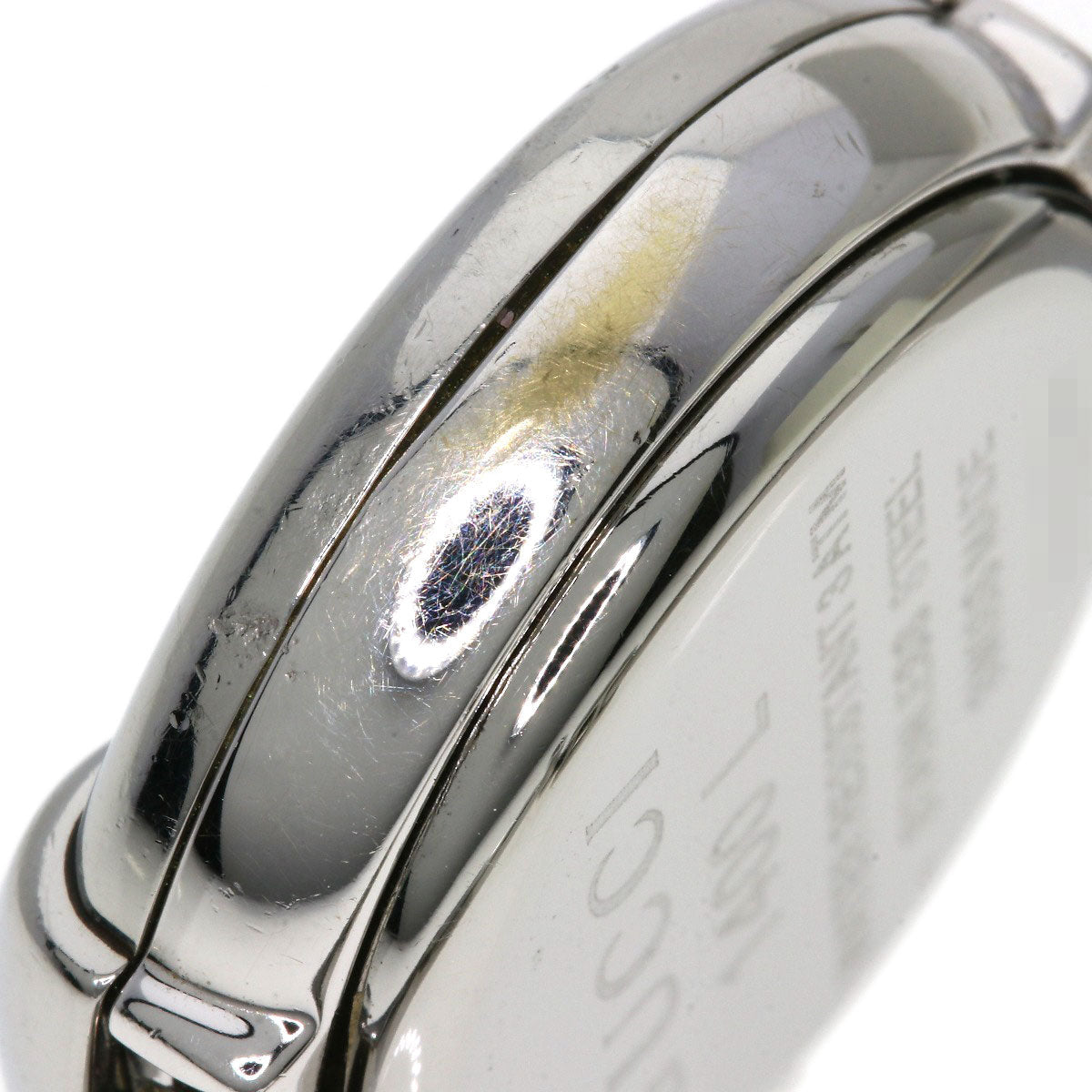 GUCCI Watches Quartz Stainless Steel , Stainless Steel Silver 1400L black dial Women Used