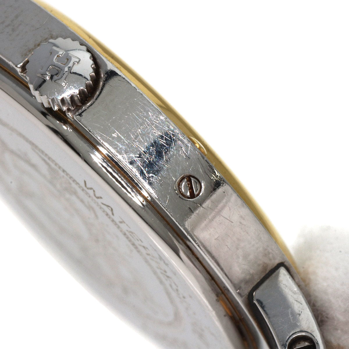 HERMES Watches Quartz Stainless Steel , SSxGP gold Clipper Ivory dial Women Used