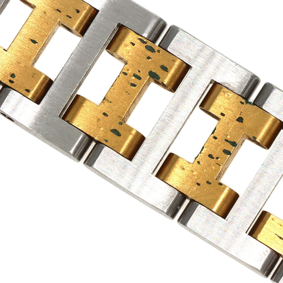 HERMES Watches Quartz Stainless Steel , SSxGP gold Clipper Ivory dial Women Used