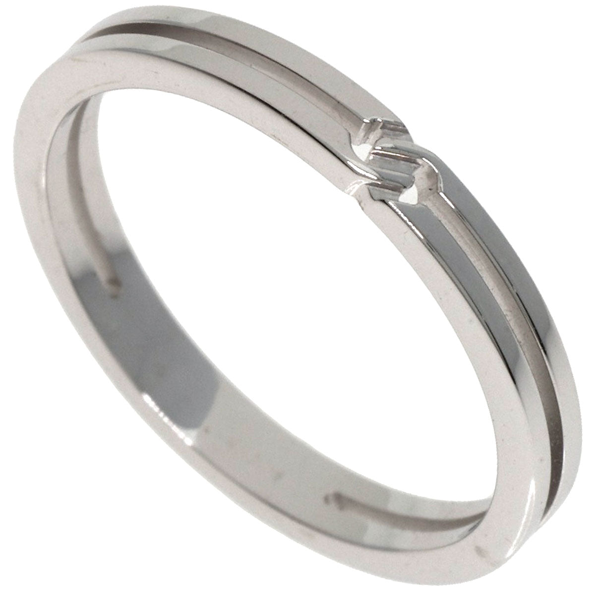 GUCCI Ring K18WG Silver Infinity 0.1" #8