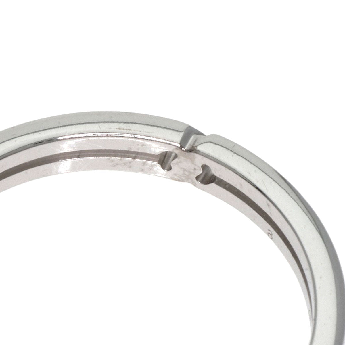 GUCCI Ring K18WG Silver Infinity 0.1" #8