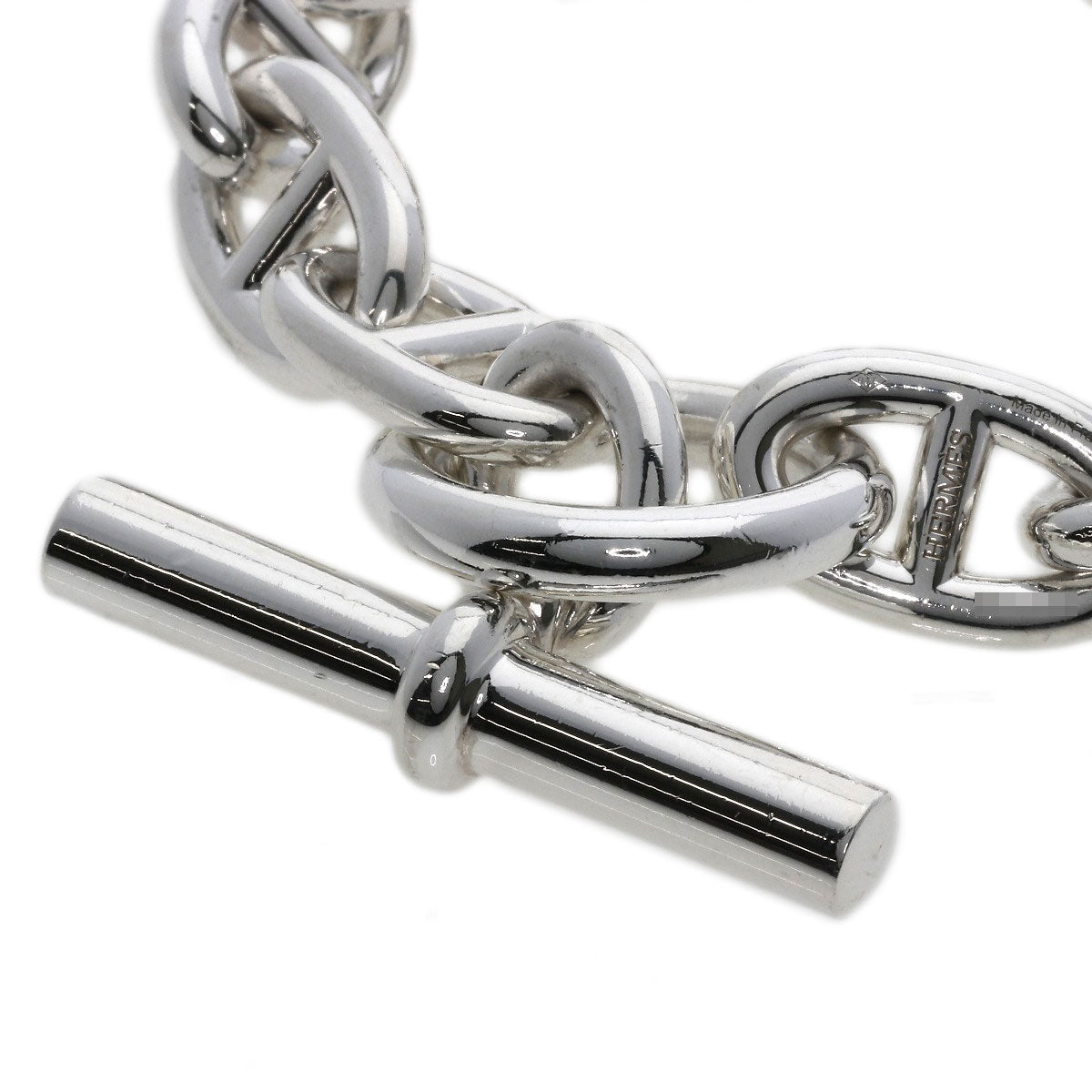 HERMES bracelet SV Silver Chene Dunkle GM Women Used