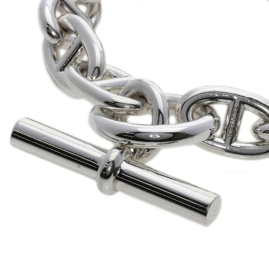 HERMES bracelet SV Silver Chene Dunkle GM Women Used