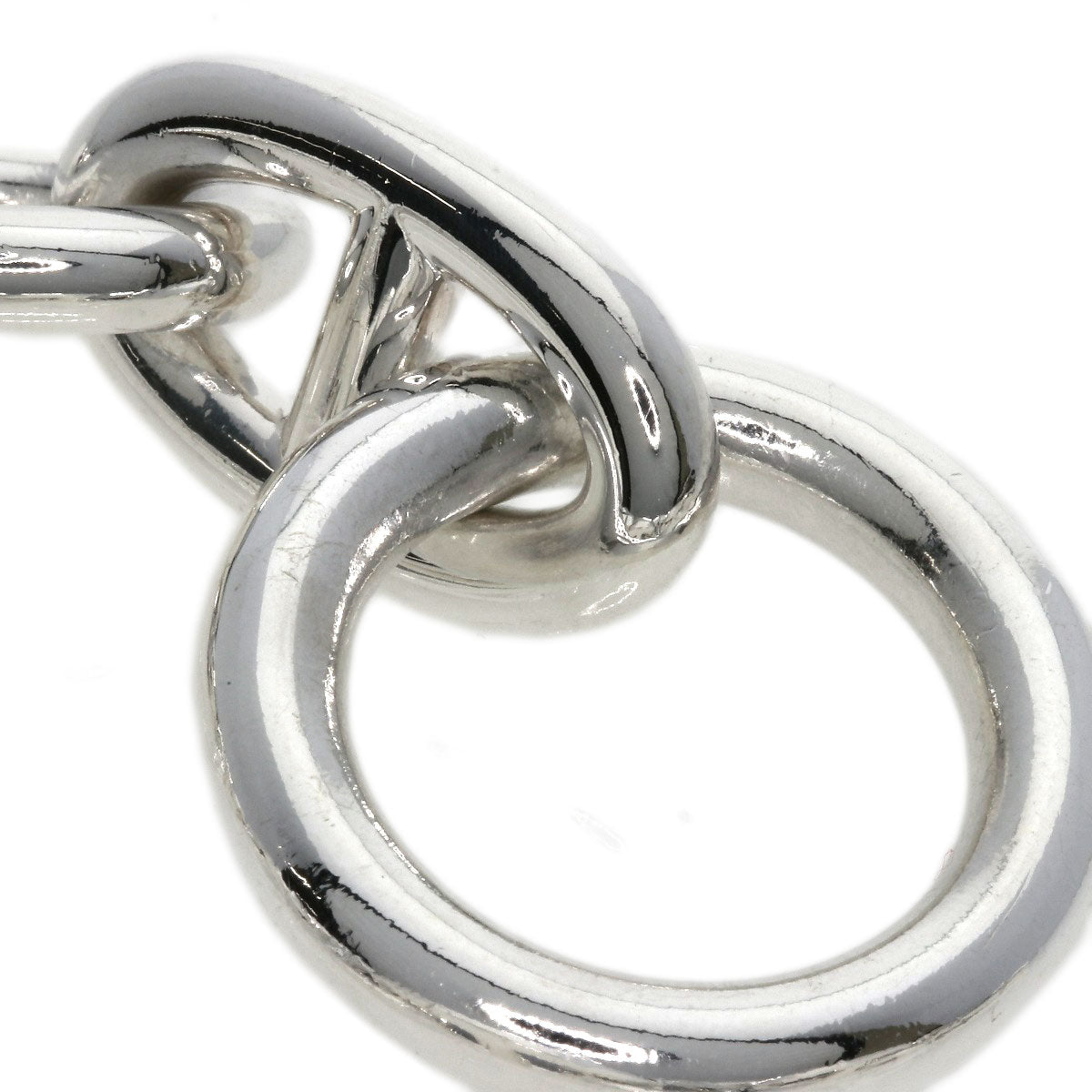 HERMES bracelet SV Silver Chene Dunkle GM Women Used