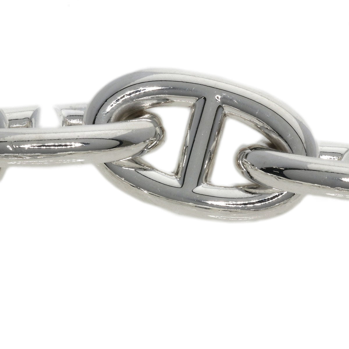 HERMES bracelet SV Silver Chene Dunkle GM Women Used