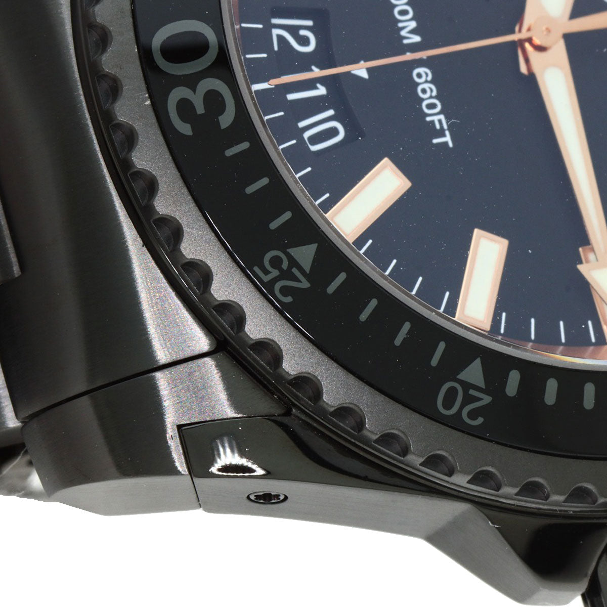 GUCCI Watches Quartz YA136.2 Stainless Steel , Stainless Steel black Dive black dial mens Used