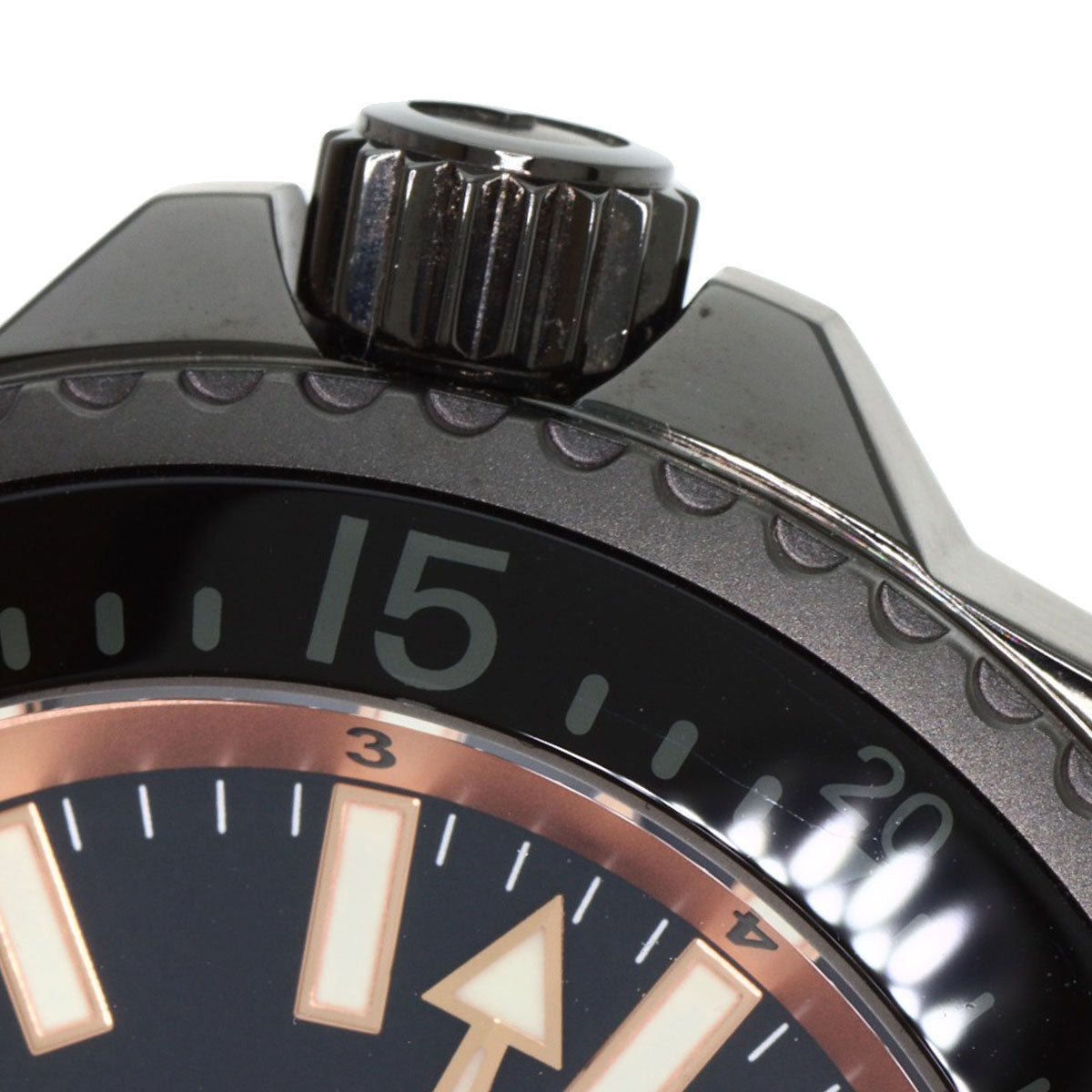 GUCCI Watches Quartz YA136.2 Stainless Steel , Stainless Steel black Dive black dial mens Used