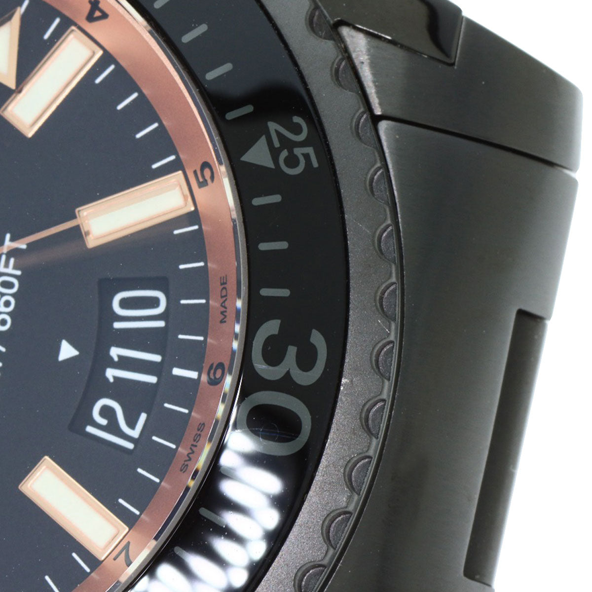 GUCCI Watches Quartz YA136.2 Stainless Steel , Stainless Steel black Dive black dial mens Used