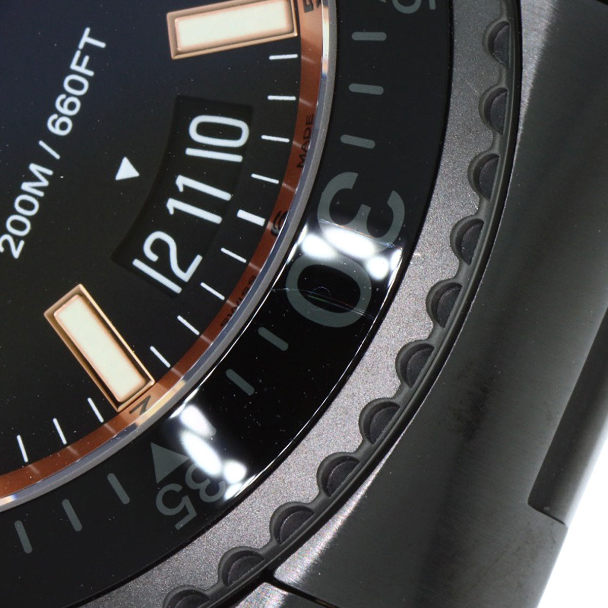 GUCCI Watches Quartz YA136.2 Stainless Steel , Stainless Steel black Dive black dial mens Used