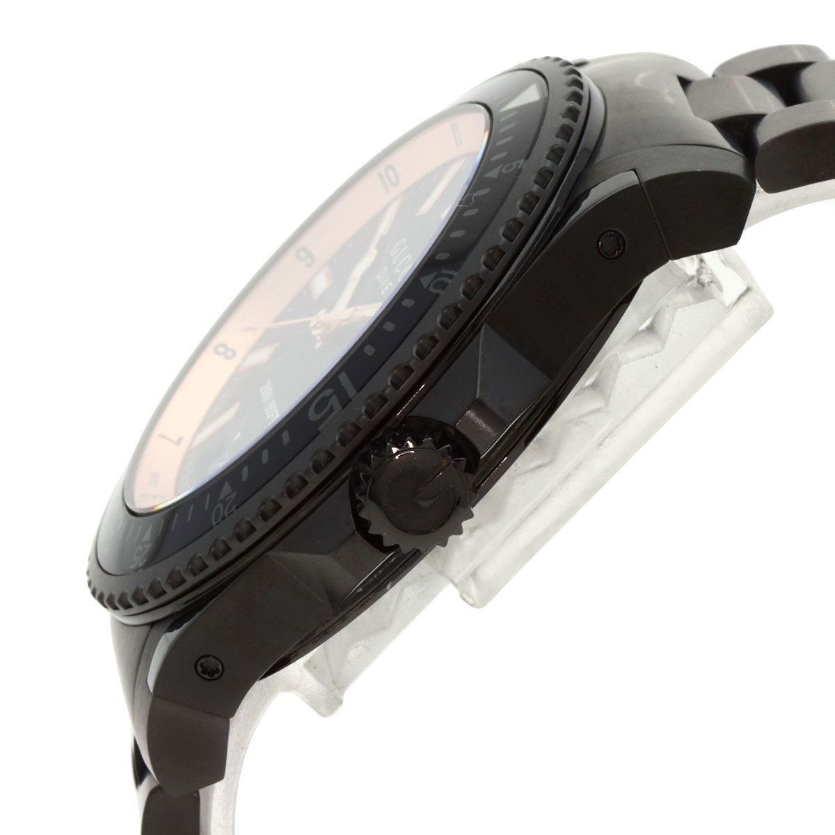 GUCCI Watches Quartz YA136.2 Stainless Steel , Stainless Steel black Dive black dial mens Used