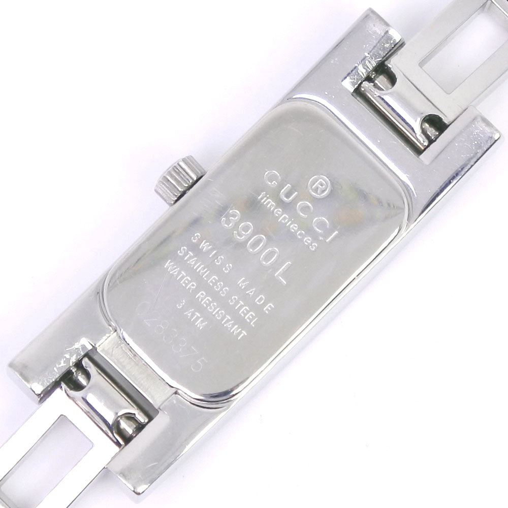 GUCCI Watches Quartz 3900L Stainless Steel Silver gray dial Women Used