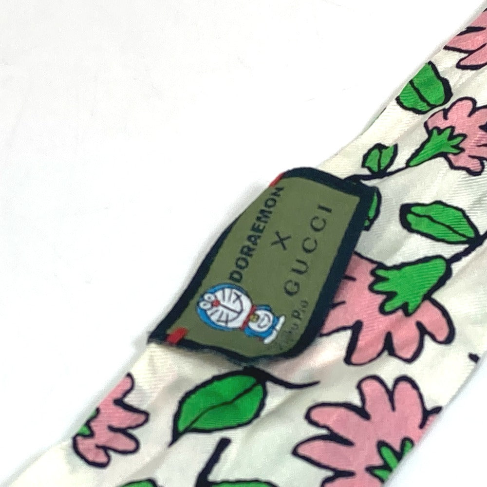 GUCCI scarf 656611 silk multicolor Doraemon DORAEMON collaboration scarf Women Used