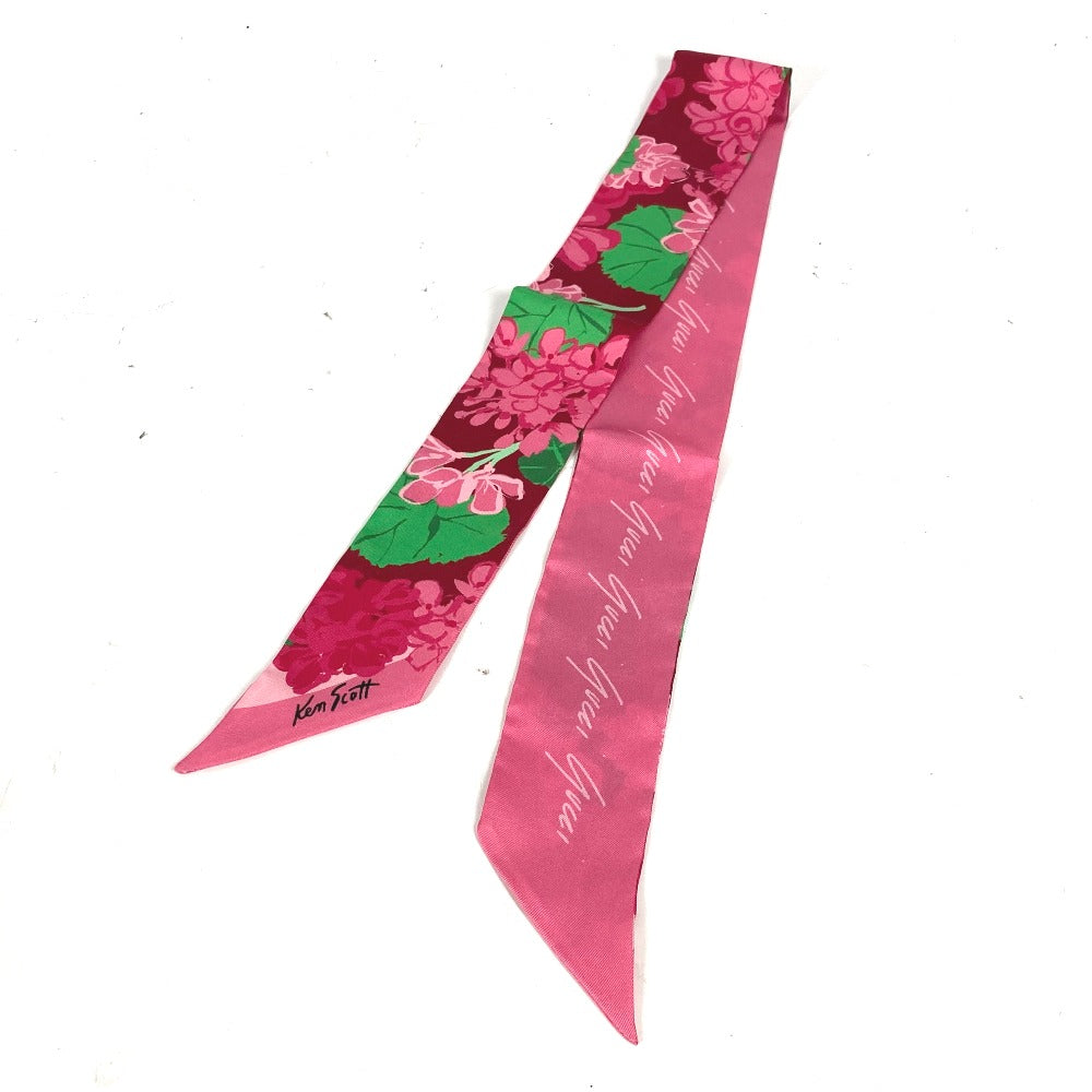 GUCCI scarf 652727 silk pink Neck bow