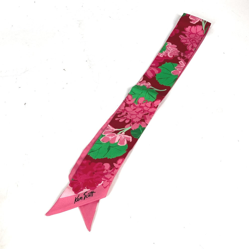 GUCCI scarf 652727 silk pink Neck bow