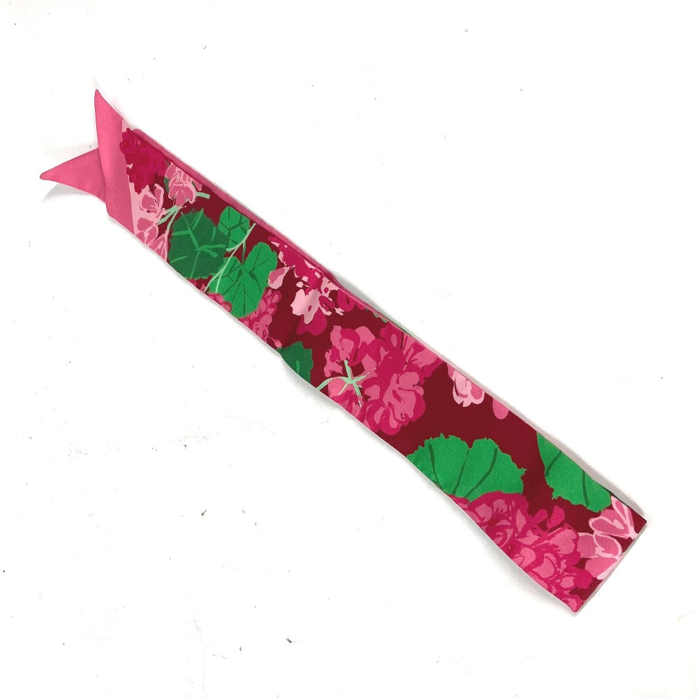 GUCCI scarf 652727 silk pink Neck bow