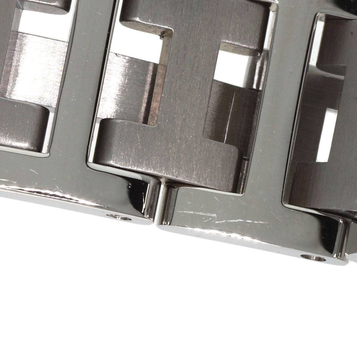 HERMES Watches Quartz CL2.310 Stainless Steel Silver Clipper Diver Chronograph black dial