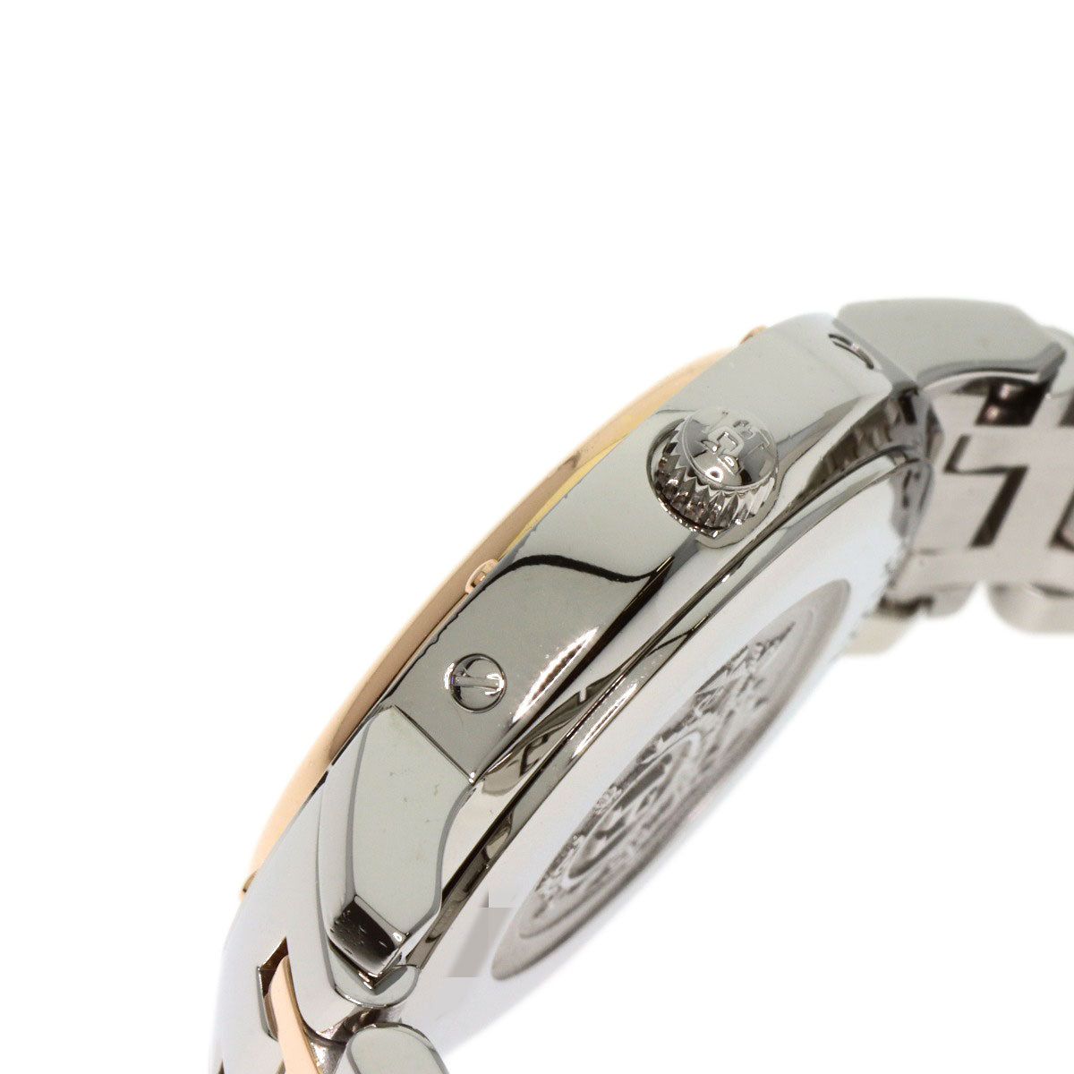 HERMES Watches Quartz CP1.221 Stainless Steel , SSxPGP gold Clipper Classic White shell dial Women Used