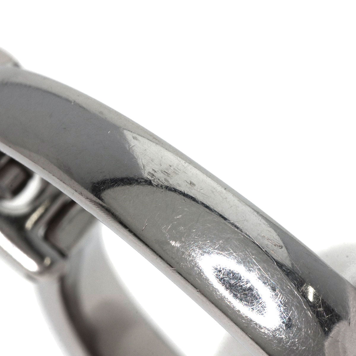 GUCCI Watches Quartz 1400L Stainless Steel , Stainless Steel Silver round face bangle black dial Women Used