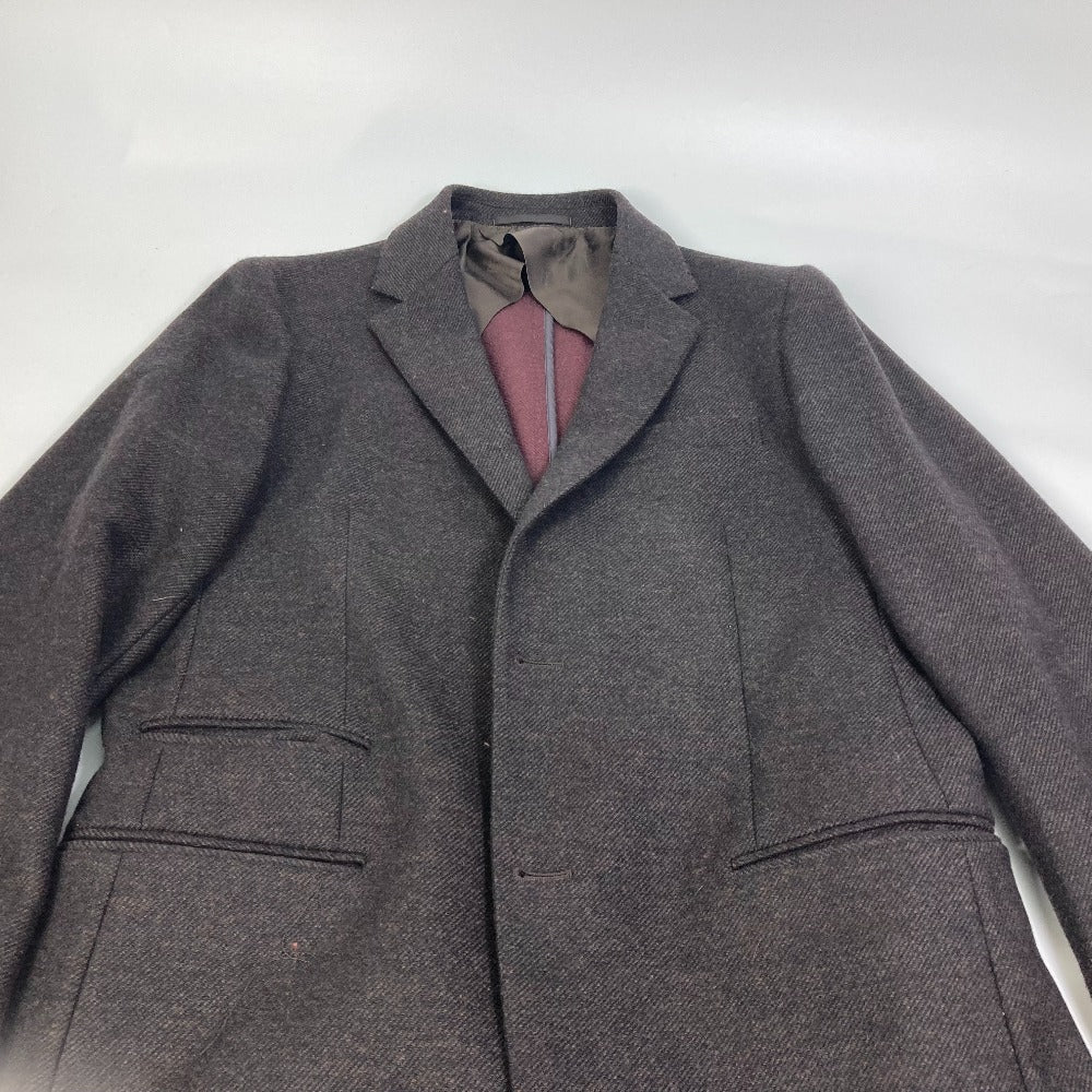 GUCCI Jacket wool Brown apparel tailored 48