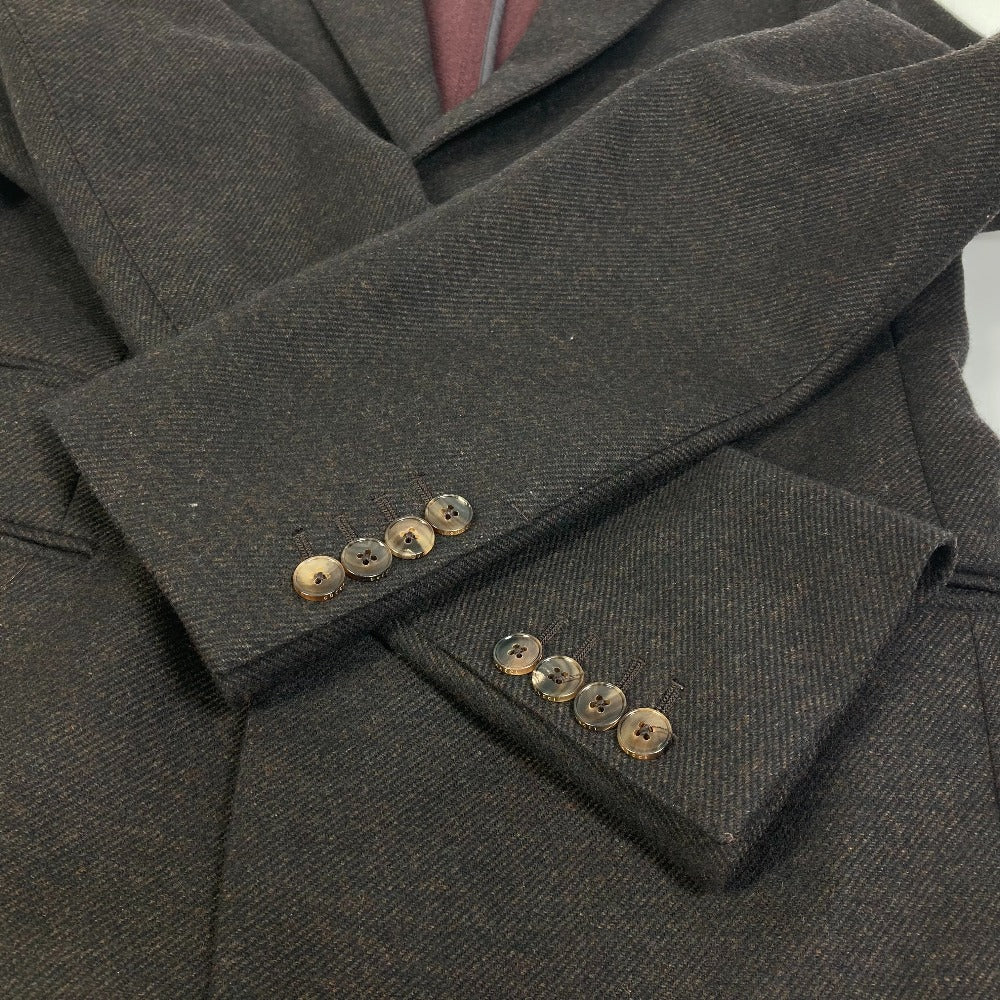 GUCCI Jacket wool Brown apparel tailored 48