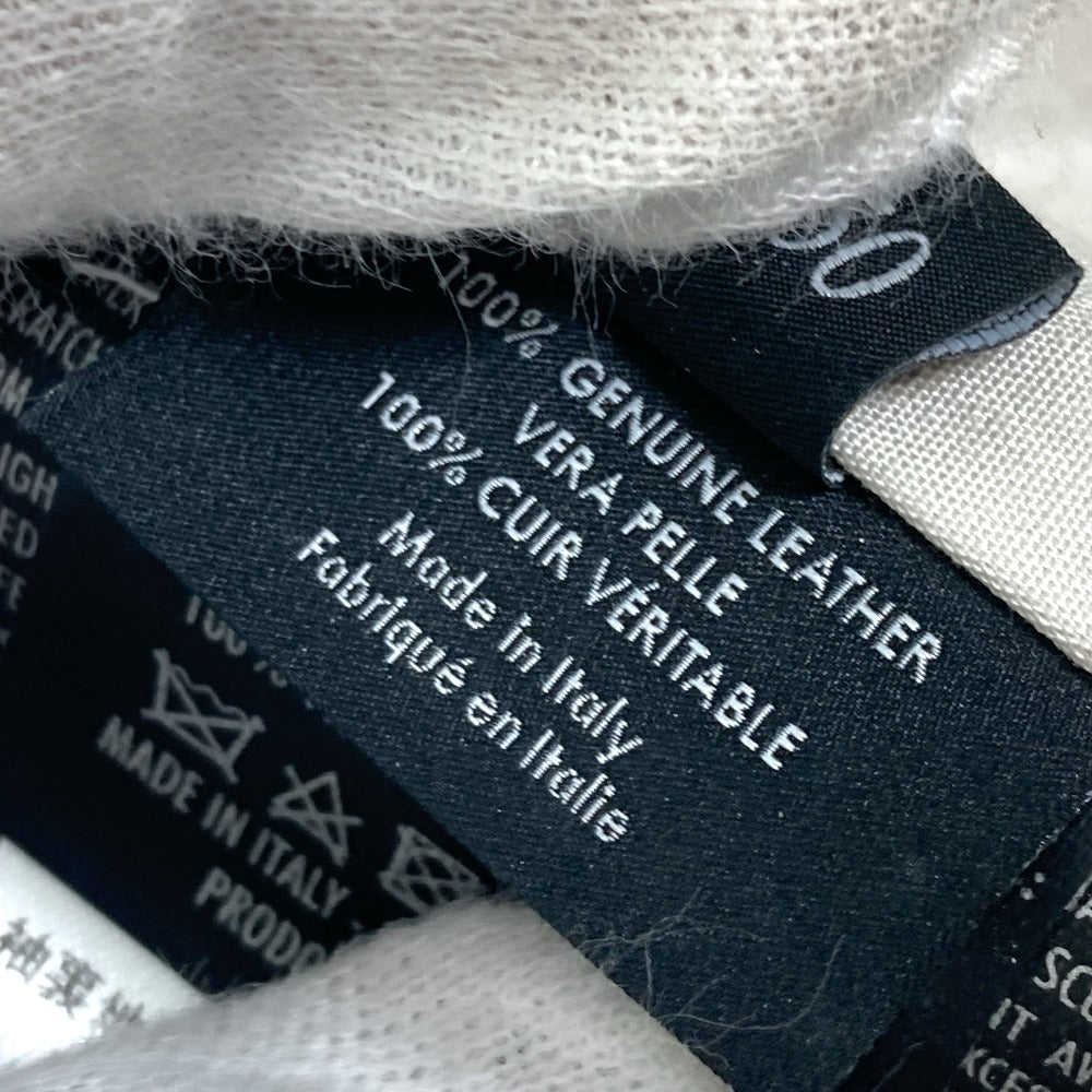 GUCCI Jacket leather white apparel punching mens 50 Used