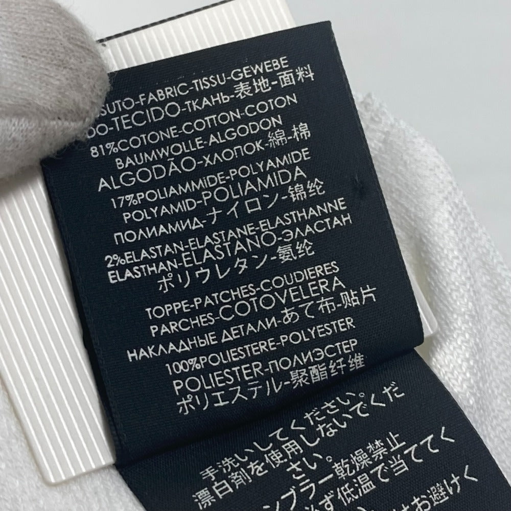 GUCCI socks 553123 cotton white Pair set wing skull mens M Used