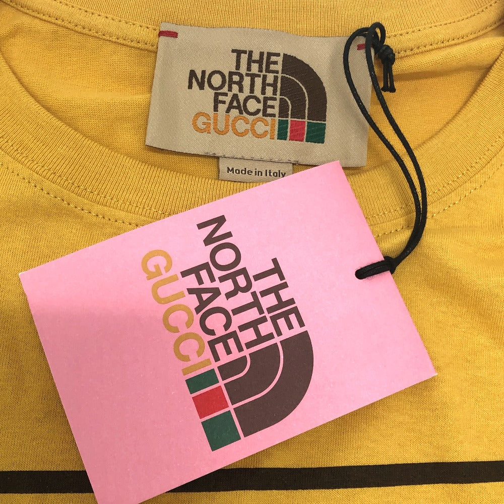 GUCCI Short sleeve T-shirt 616036 cotton yellow The north face collaboration THE NORTH FACE Collaboration Women XS Used