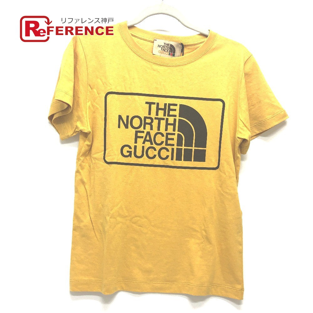 GUCCI Short sleeve T-shirt 616036 cotton yellow The north face collaboration THE NORTH FACE Collaboration Women XS Used