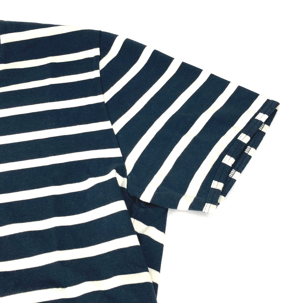 GUCCI Short sleeve T-shirt 574931 cotton Navy border mens S Used