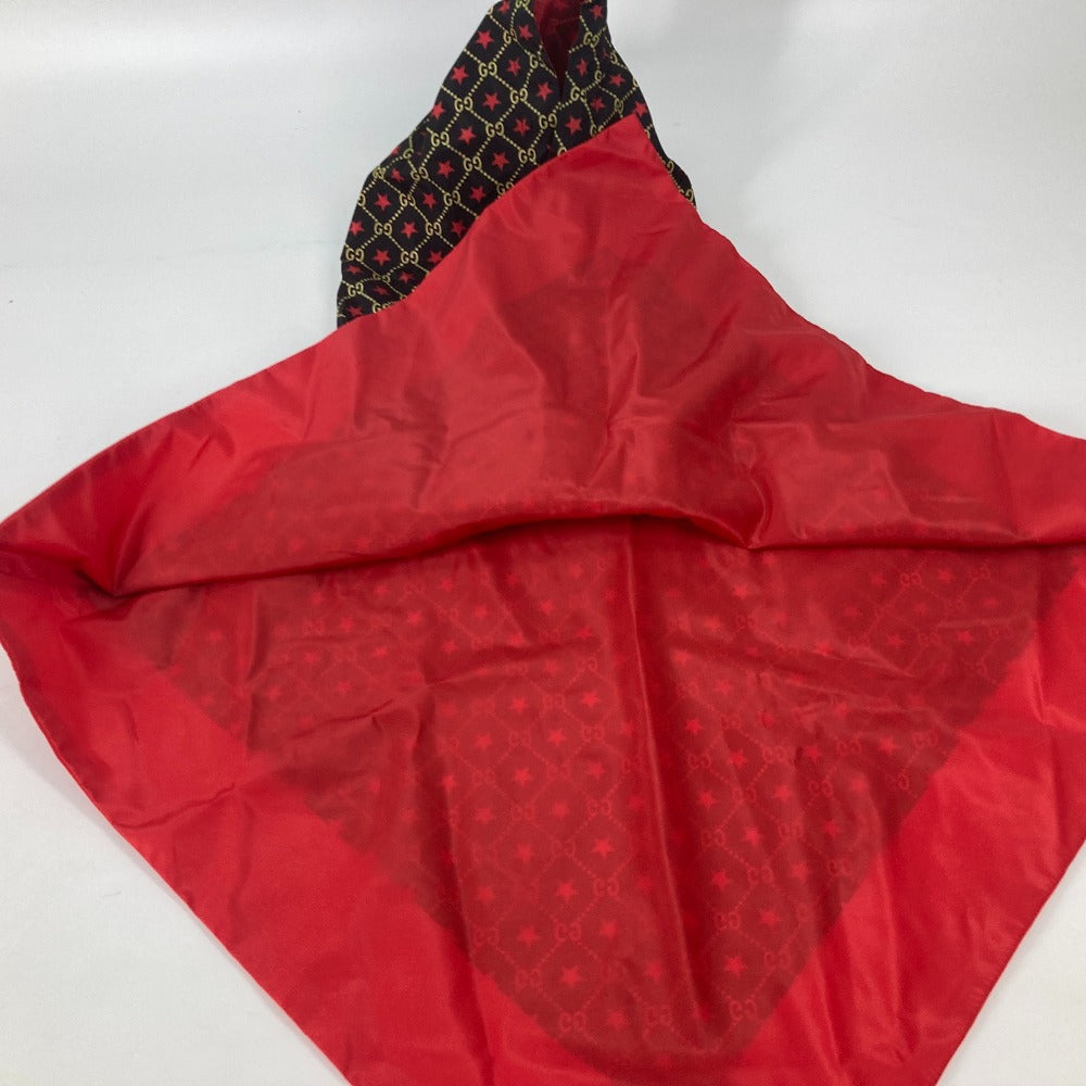 GUCCI poncho 581635 Nylon Red GG star raincoat hood Women M Used