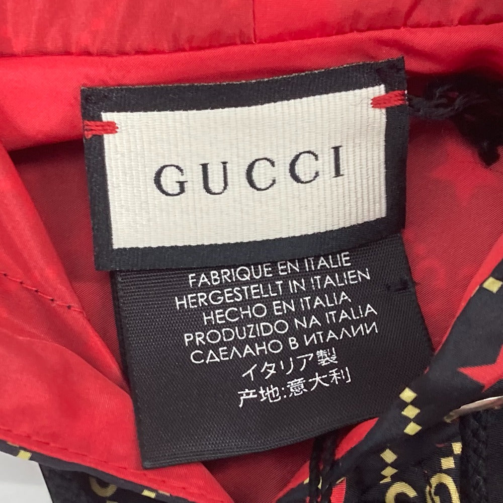 GUCCI poncho 581635 Nylon Red GG star raincoat hood Women M Used