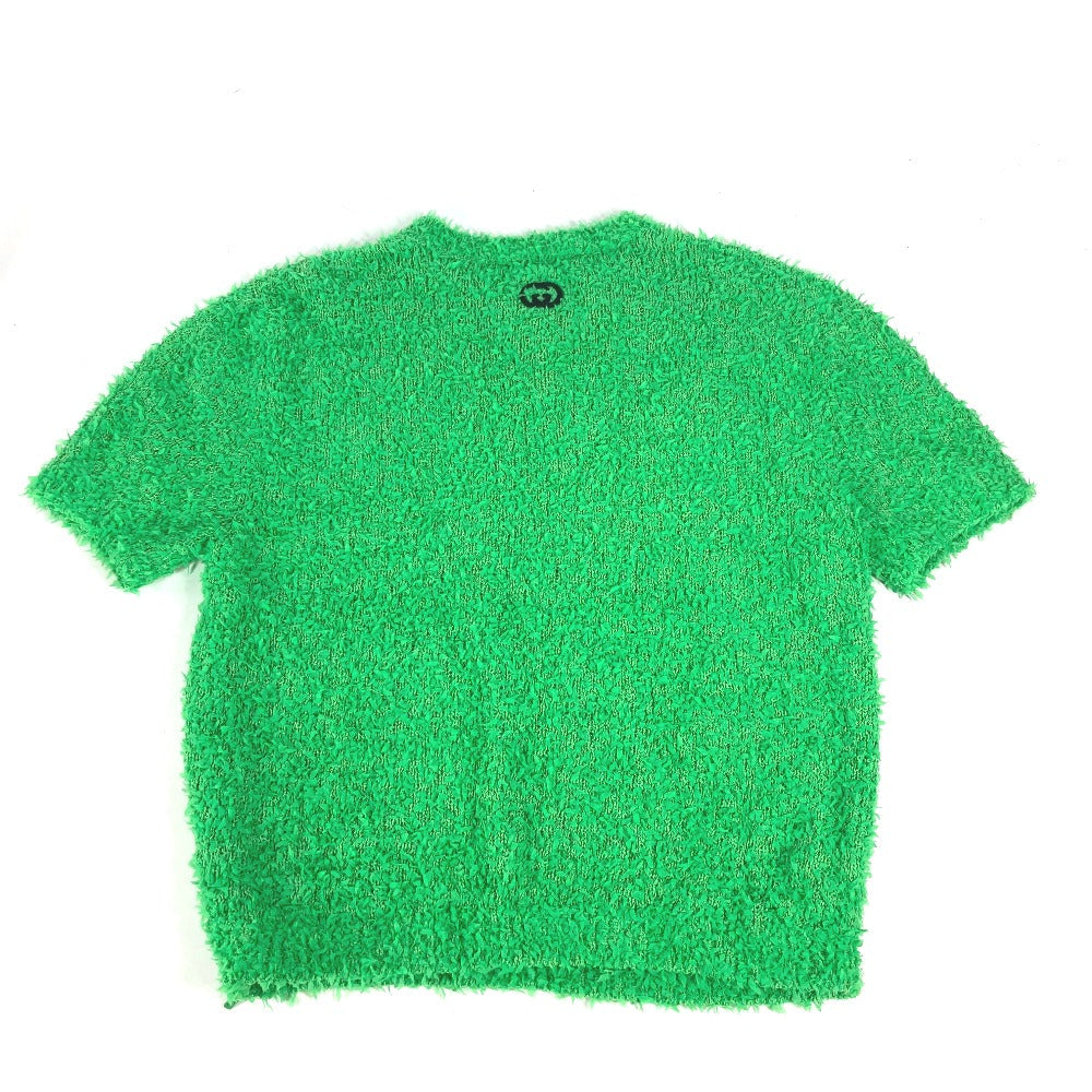 GUCCI Short sleeve T-shirt cotton green GG Women XS Used