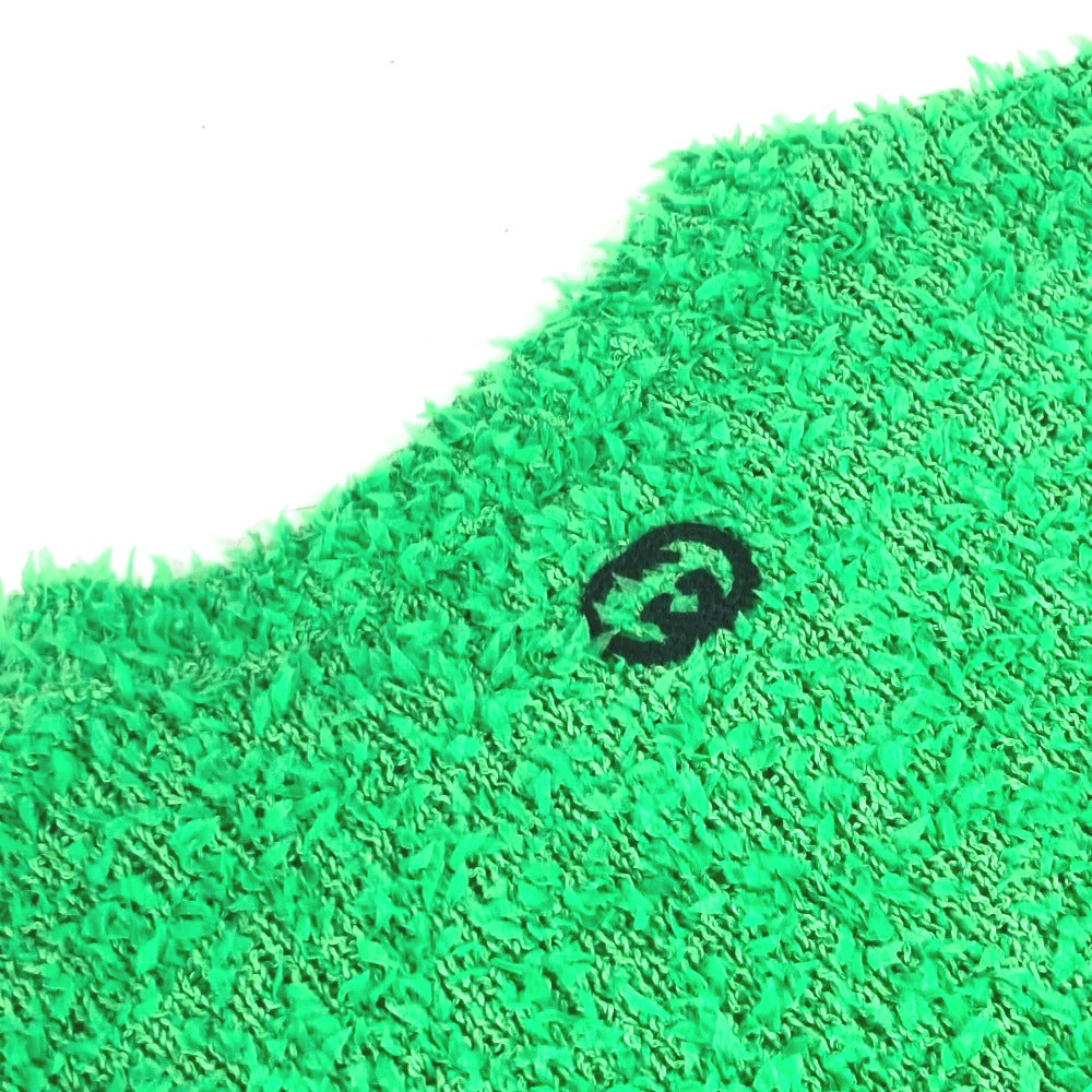 GUCCI Short sleeve T-shirt cotton green GG Women XS Used