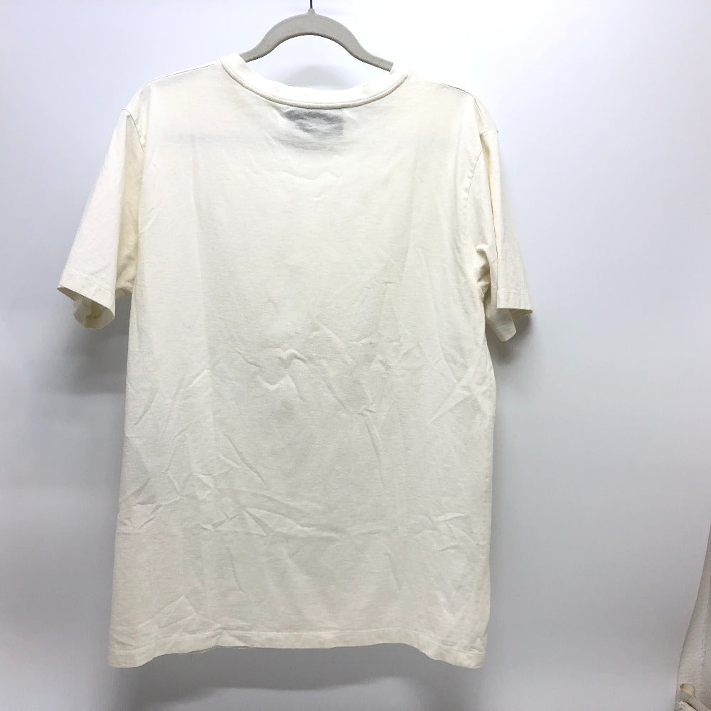 GUCCI Short sleeve T-shirt IT28SBNW4TCH cotton white Interlocking GG print mens XS Used