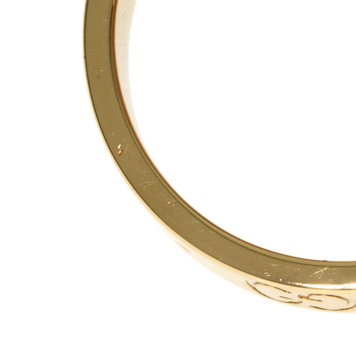 GUCCI Ring 18K Yellow Gold gold Icon # 9 Women Used