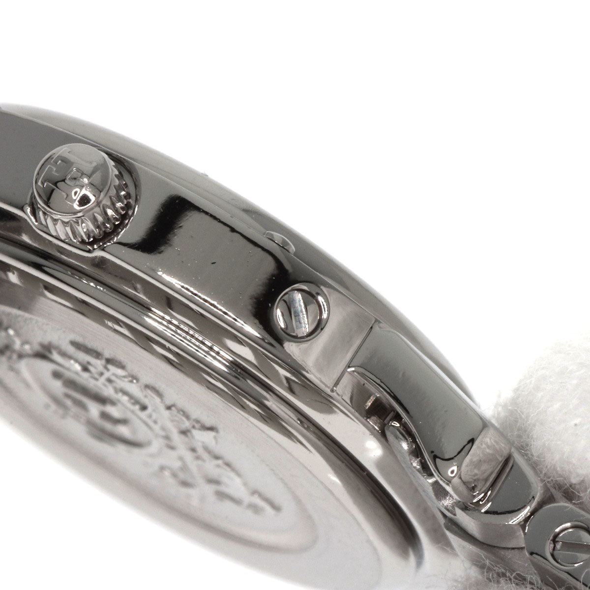 HERMES Watches Quartz CL4.210 Stainless Steel , Stainless Steel Silver Clipper gray dial Women Used