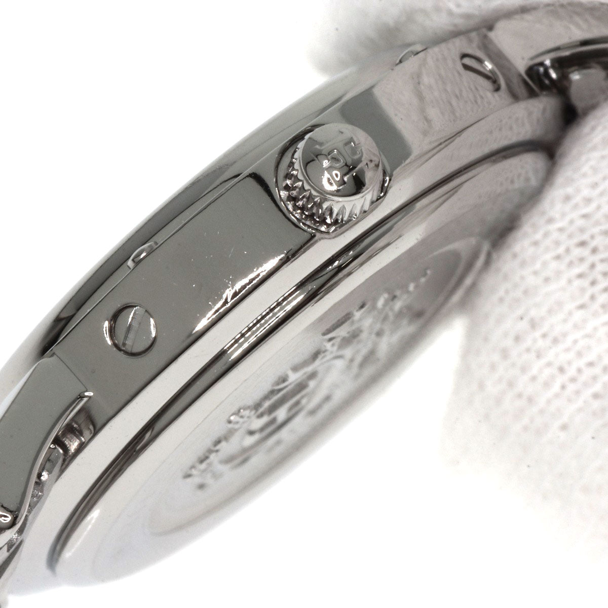 HERMES Watches Quartz CL4.210 Stainless Steel , Stainless Steel Silver Clipper gray dial Women Used