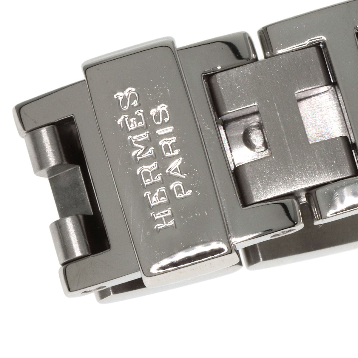 HERMES Watches Quartz CL4.210 Stainless Steel , Stainless Steel Silver Clipper gray dial Women Used