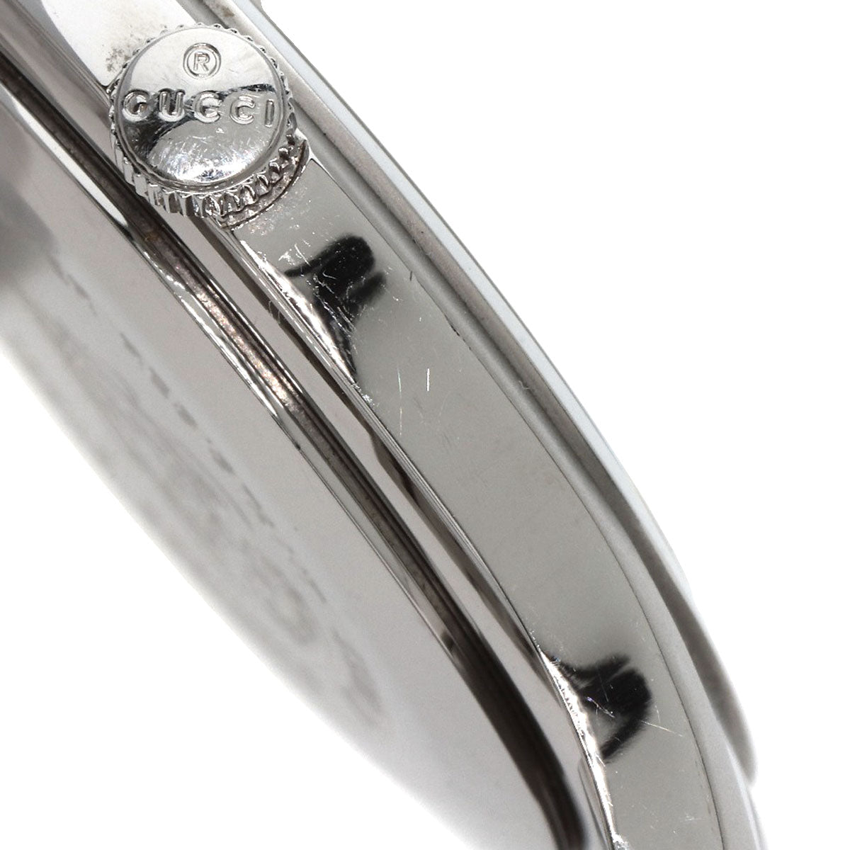 GUCCI Watches Quartz 5500XL Stainless Steel , Stainless Steel Silver Round face Silver dial mens Used