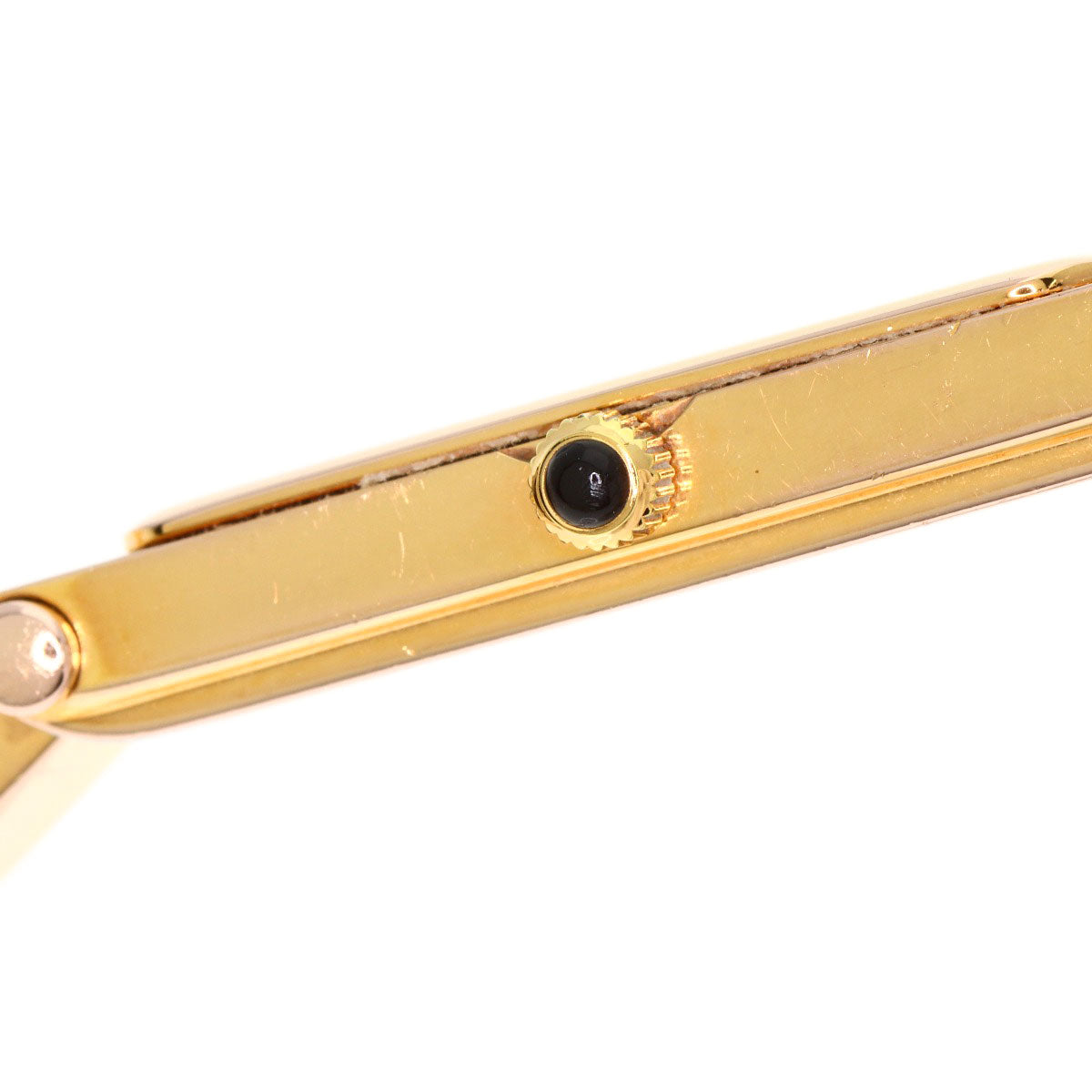 GUCCI Watches Quartz 1500L PGP gold Square face White shell dial