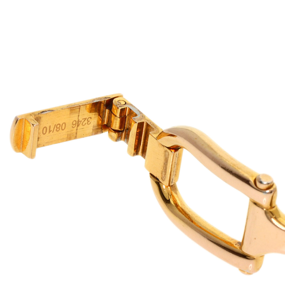 GUCCI Watches Quartz 1500L PGP gold Square face White shell dial