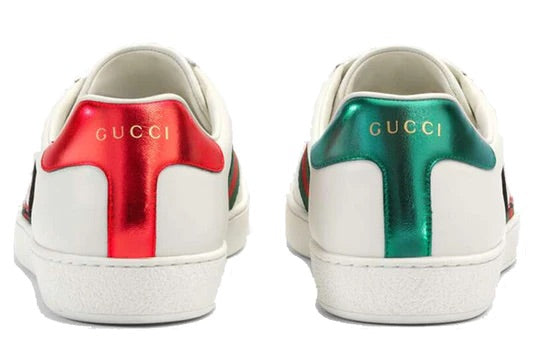 Gucci Ace Sneaker with GG Apple Patch and Signature Web