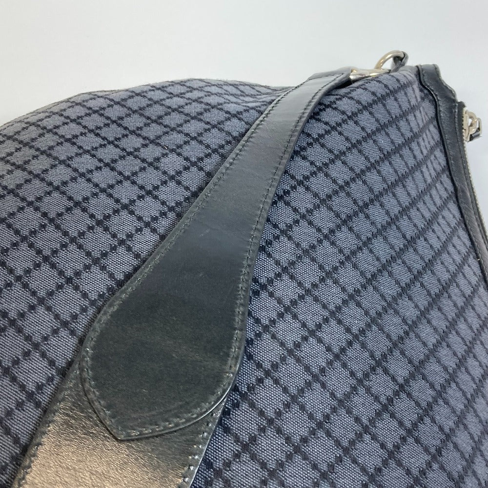GUCCI Shoulder Bag 243308 canvas Black x gray Diamante Women Used