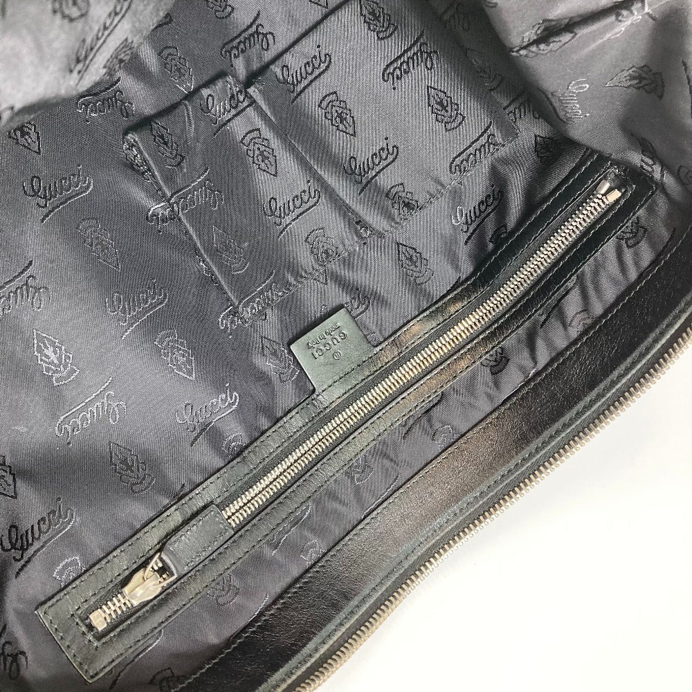 GUCCI Shoulder Bag 243308 canvas Black x gray Diamante Women Used