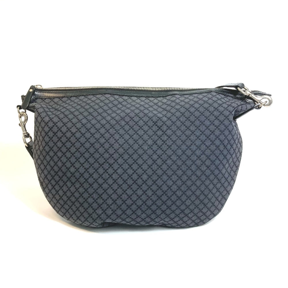 GUCCI Shoulder Bag 243308 canvas Black x gray Diamante Women Used