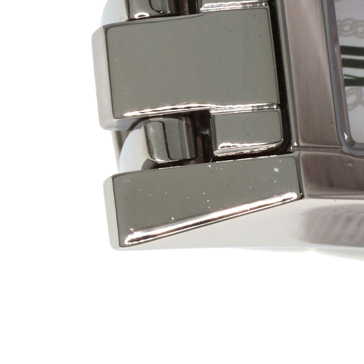 GUCCI Watches Quartz 110 Stainless Steel , Stainless Steel Silver Square face white dial Women Used