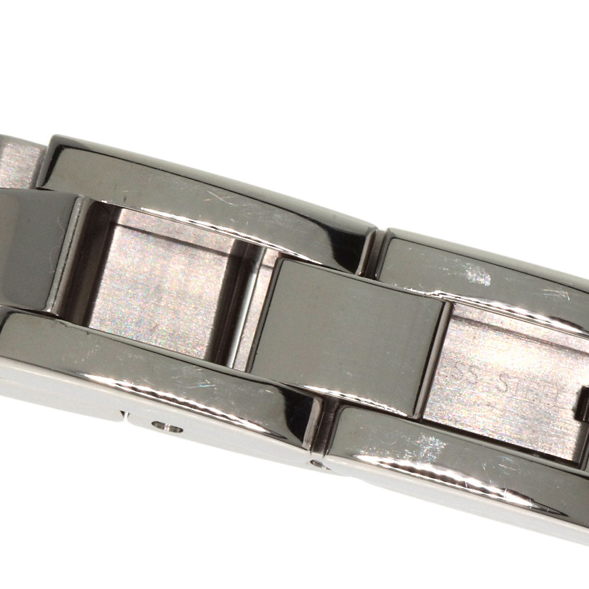 GUCCI Watches Quartz 110 Stainless Steel , Stainless Steel Silver Square face white dial Women Used