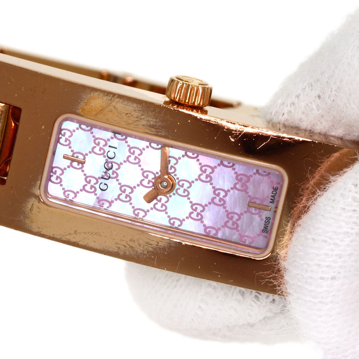 GUCCI Watches Quartz PGP gold 3900L Pink shell dial